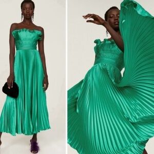 AMUR Giata Pleated Dress